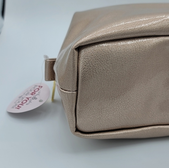 Rose Gold Large Cosmetic Case Beauty Boutique NEW #673 - Picture 13 of 16